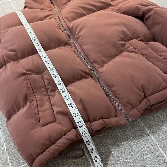 Native Youth Avery Puffer Jacket Coat Mauve Dusty Rose Women’s M - Picture 8 of 12